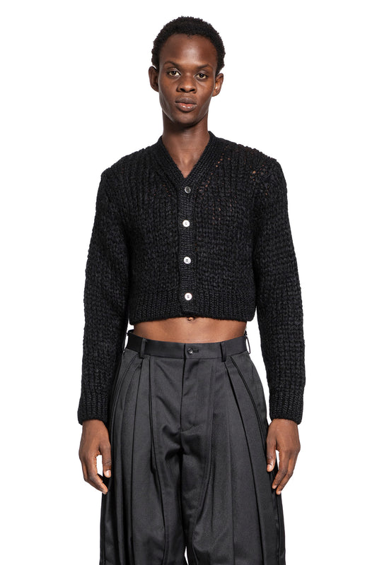 COMME DES GARCONS HOMME PLUS MAN BLACK KNITWEAR