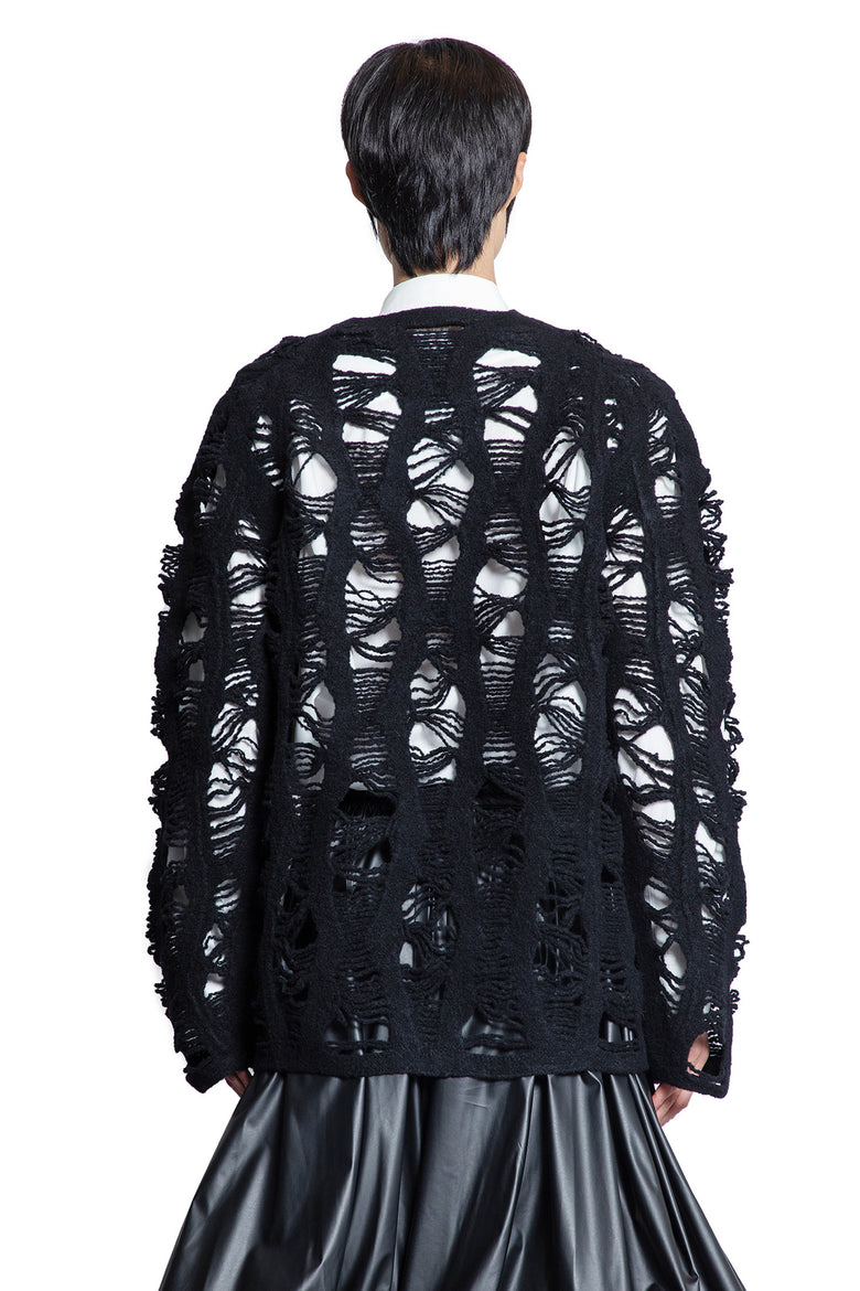 COMME DES GARCONS HOMME PLUS MAN BLACK KNITWEAR