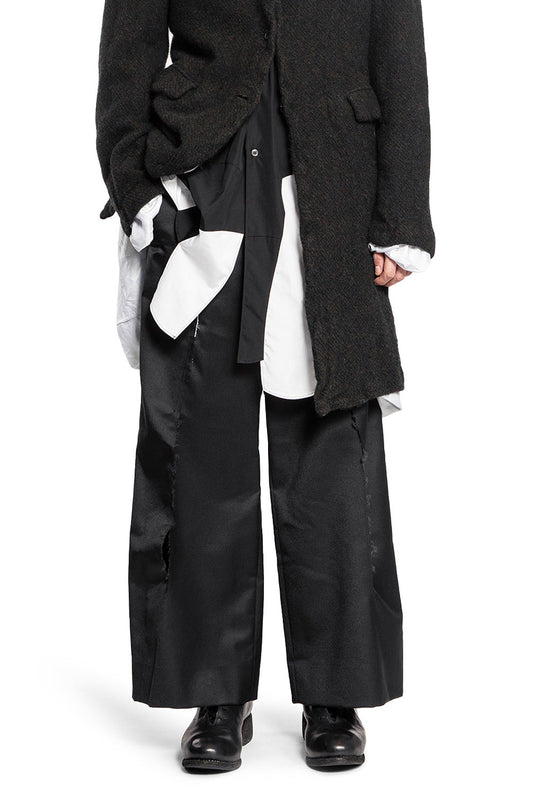 COMME DES GARCONS HOMME PLUS MAN BLACK TROUSERS