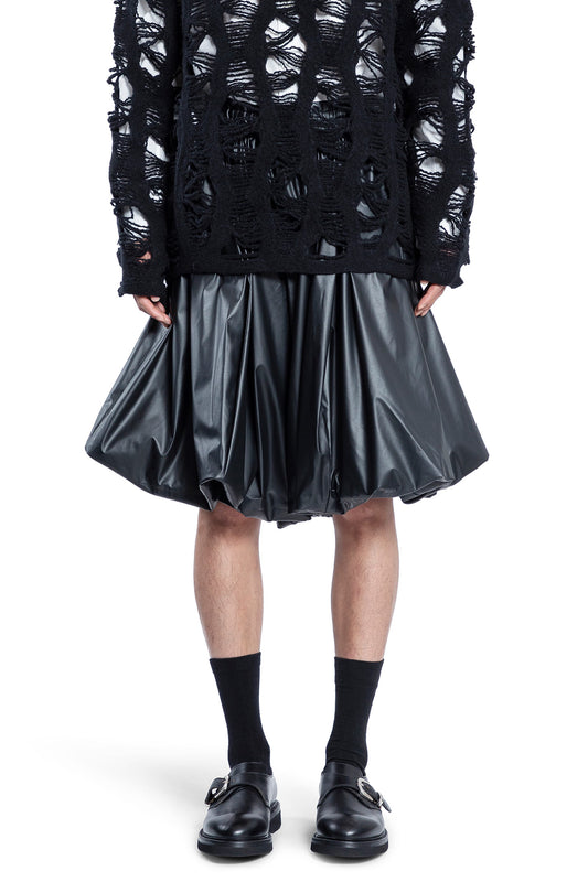 COMME DES GARCONS HOMME PLUS MAN BLACK SHORTS & SKIRTS