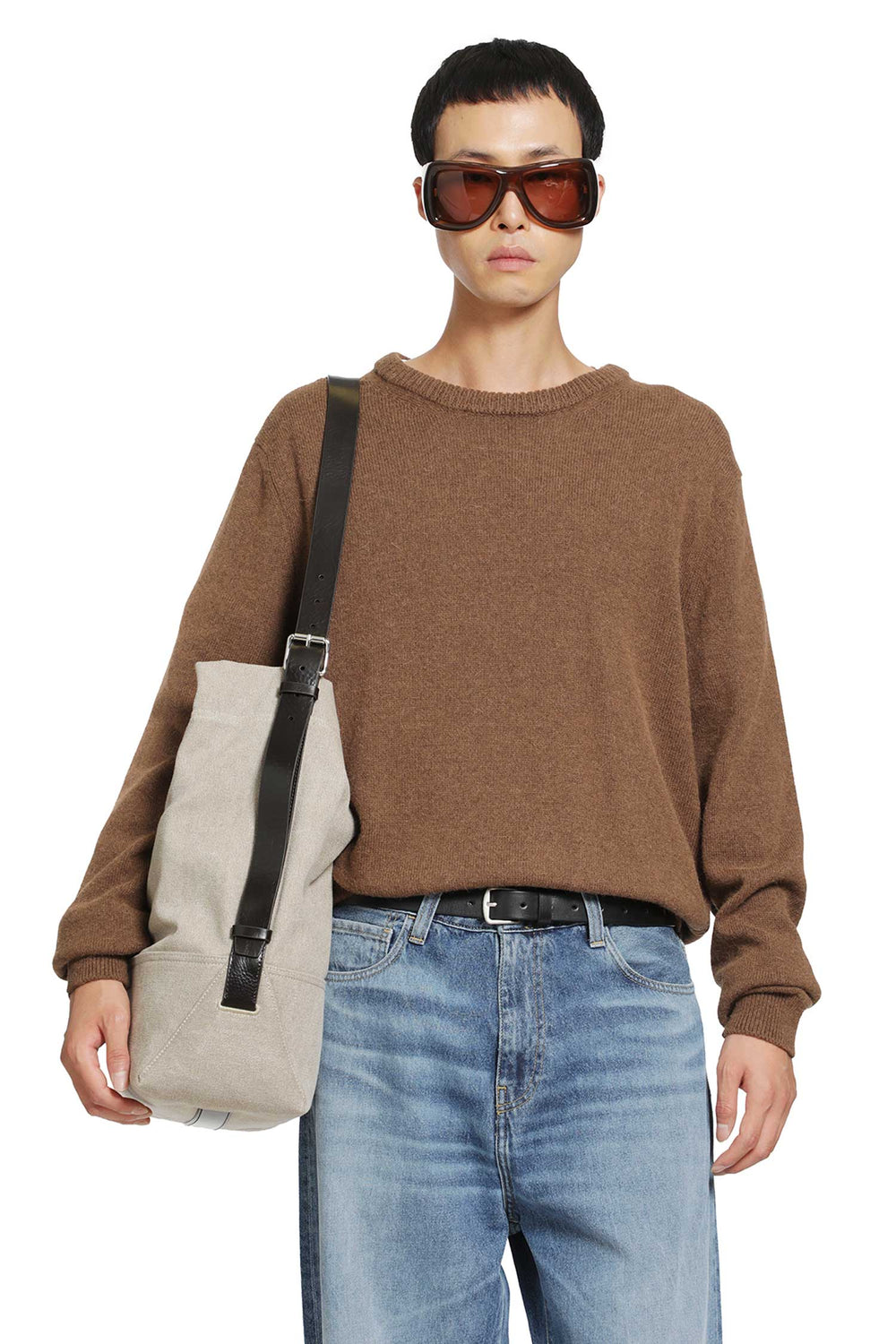 LEMAIRE Sweater in Alpaca Wool Blend man