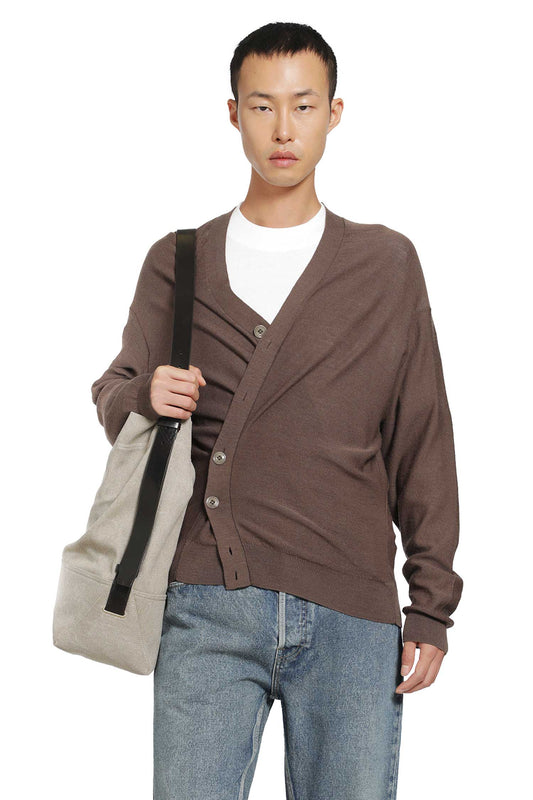 Relaxed Twisted Cardigan