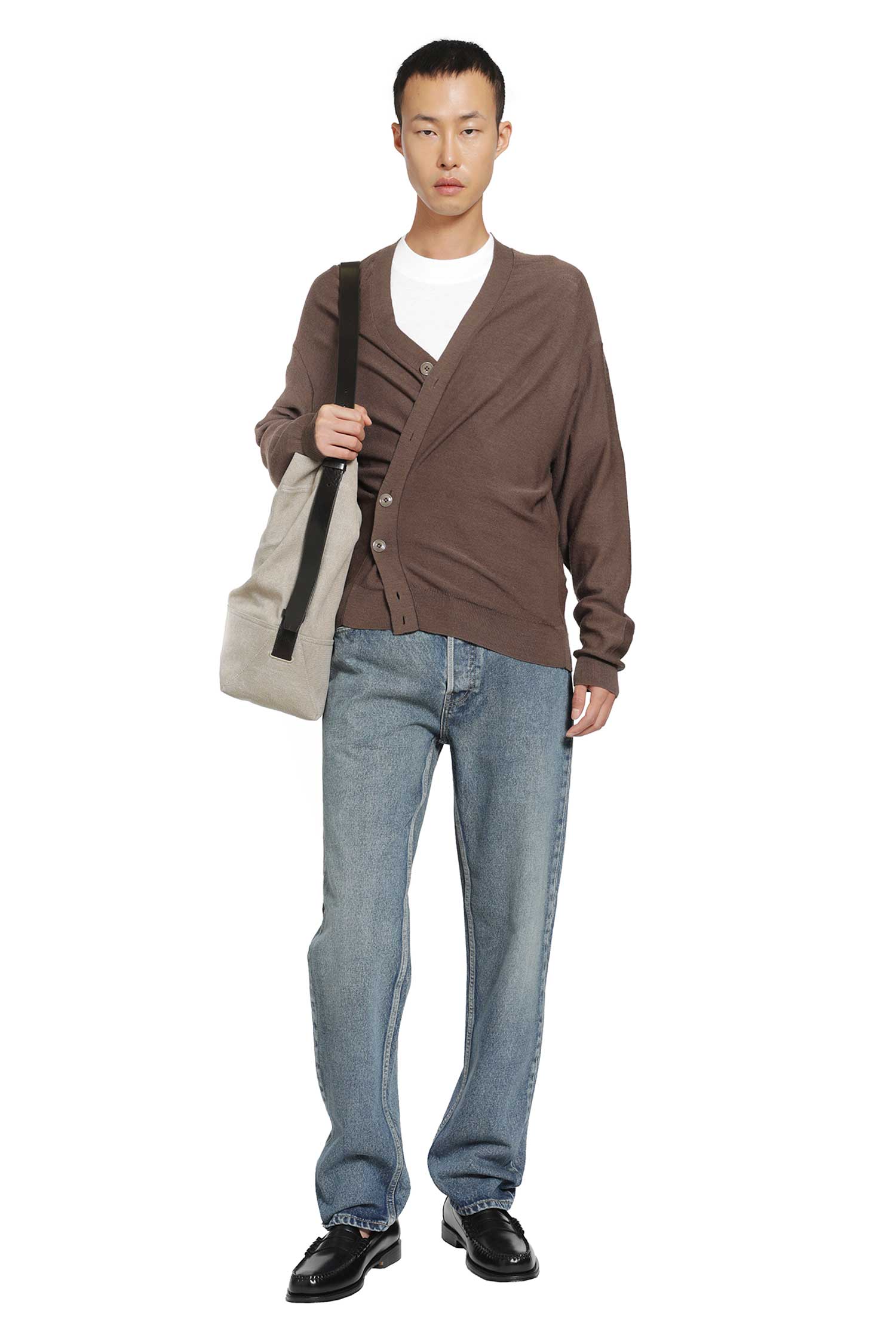 LEMAIRE Relaxed Twisted Cardigan man