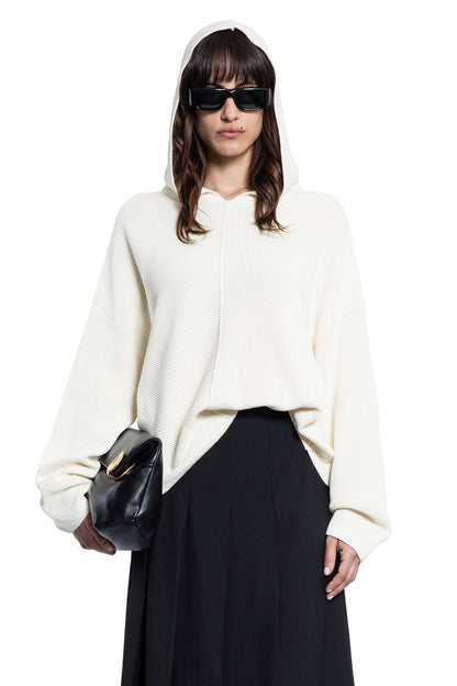 STUDIO NICHOLSON WOMAN OFF-WHITE KNITWEAR