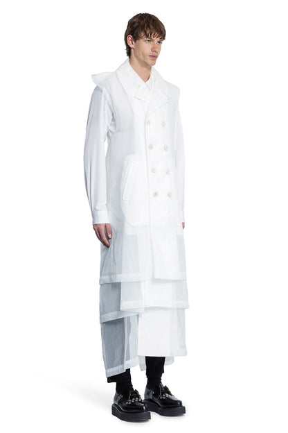 COMME DES GARCONS HOMME PLUS MAN WHITE COATS