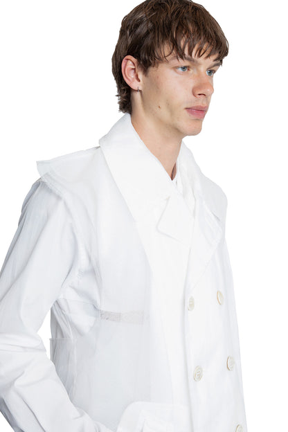 COMME DES GARCONS HOMME PLUS MAN WHITE COATS