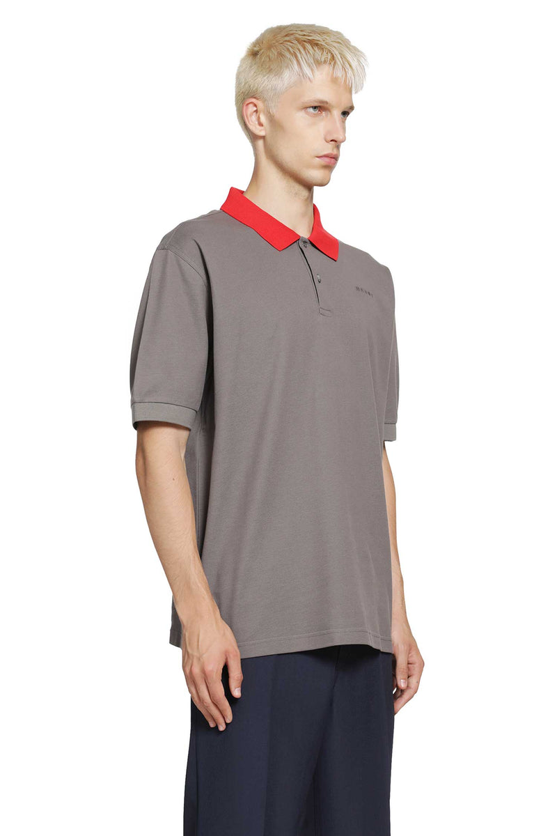 MARNI Polo Shirt With Contrast Trims man