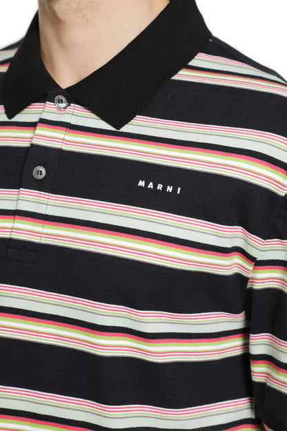 Striped Cotton Polo Shirt