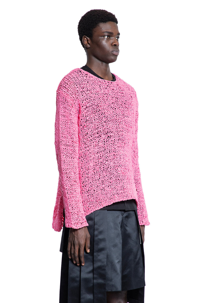 COMME DES GARCONS HOMME PLUS MAN PINK KNITWEAR