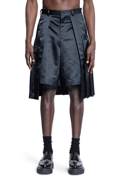 COMME DES GARCONS HOMME PLUS MAN BLACK SHORTS & SKIRTS