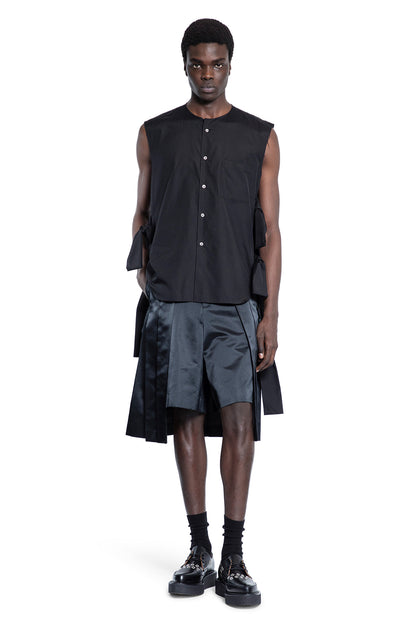 COMME DES GARCONS HOMME PLUS MAN BLACK SHORTS & SKIRTS