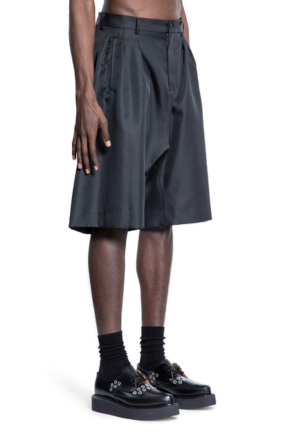 COMME DES GARCONS HOMME PLUS MAN BLACK SHORTS & SKIRTS