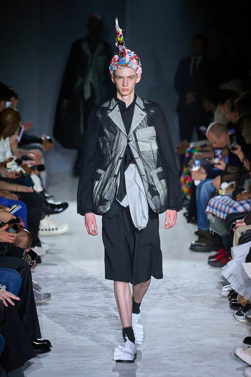 COMME DES GARCONS HOMME PLUS MAN BLACK SHORTS & SKIRTS - Antonioli.eu