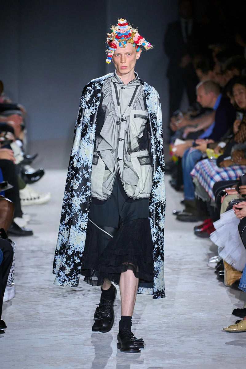 Satin and Crinkled Tulle Shorts - Antonioli.eu