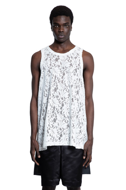 COMME DES GARCONS HOMME PLUS MAN WHITE T-SHIRTS & TANK TOPS