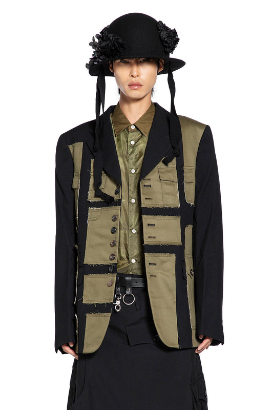 Paneled Blazer in Cotton Twill - Antonioli.eu