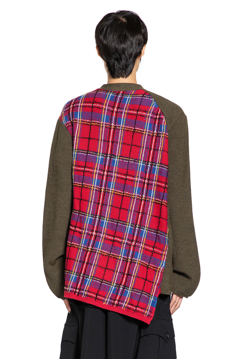 Asymmetric Paneled Sweater - Antonioli.eu