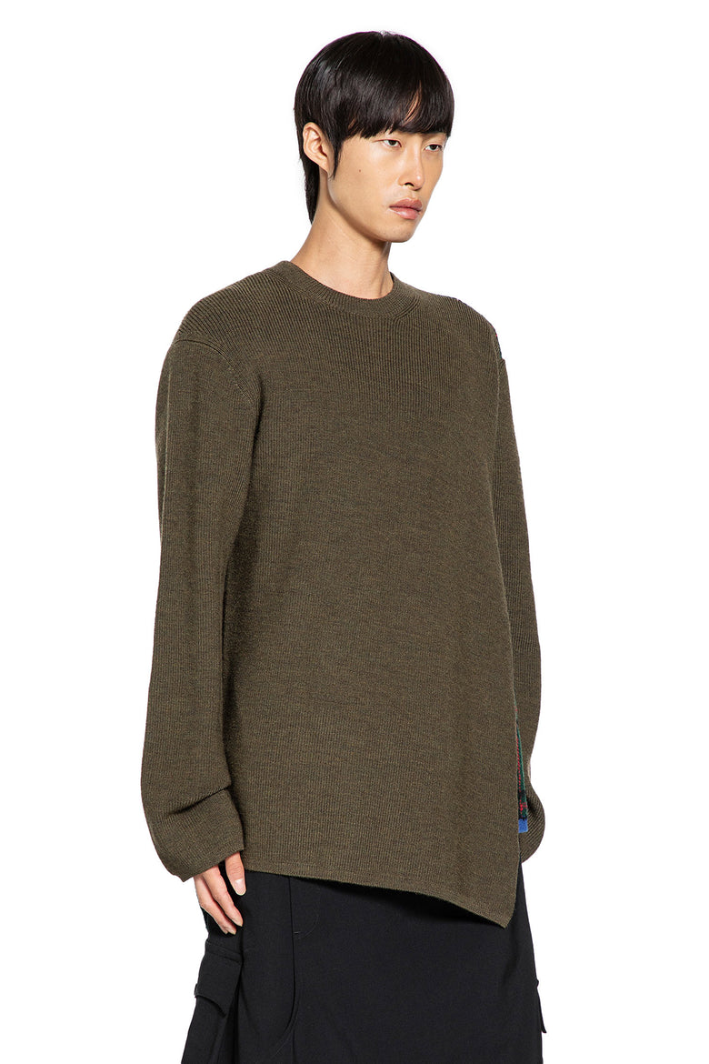 Asymmetric Paneled Sweater