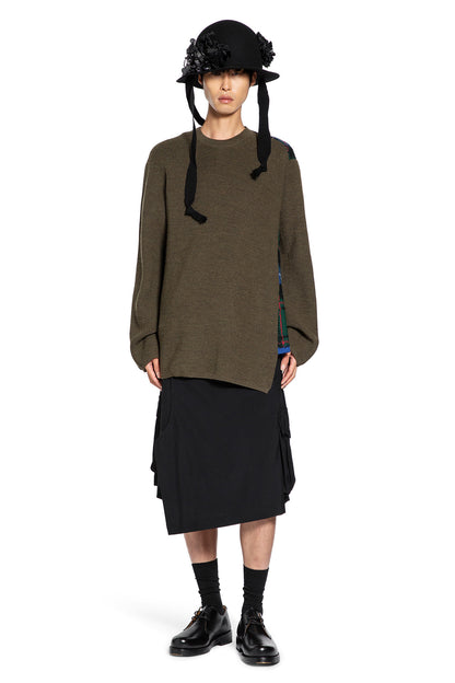 Asymmetric Paneled Sweater