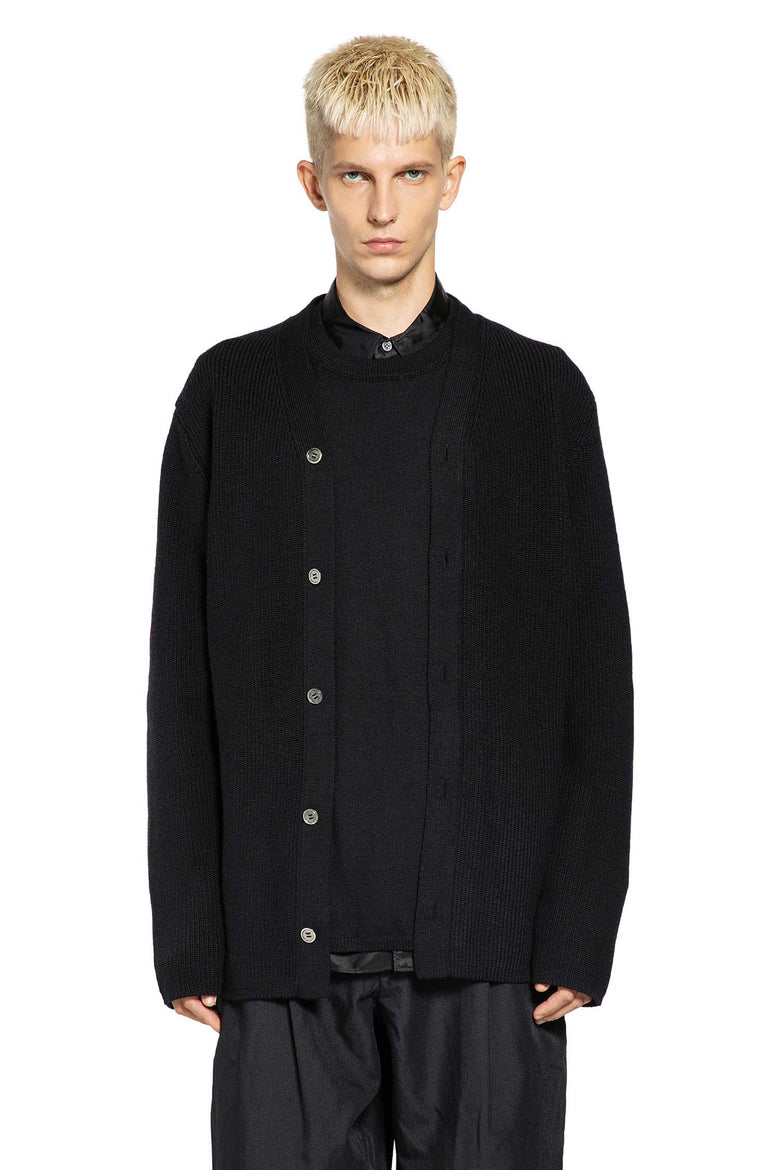 COMME DES GARCONS HOMME PLUS MAN BLACK SWEATSHIRTS