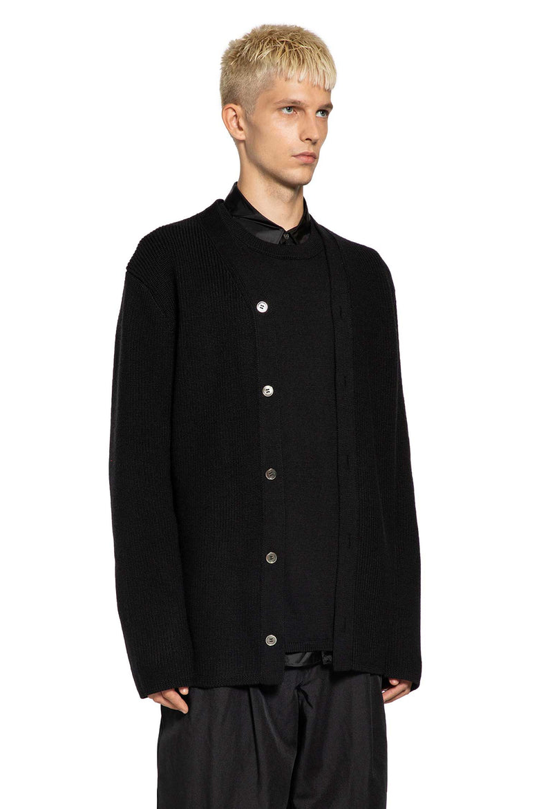 COMME DES GARCONS HOMME PLUS MAN BLACK SWEATSHIRTS