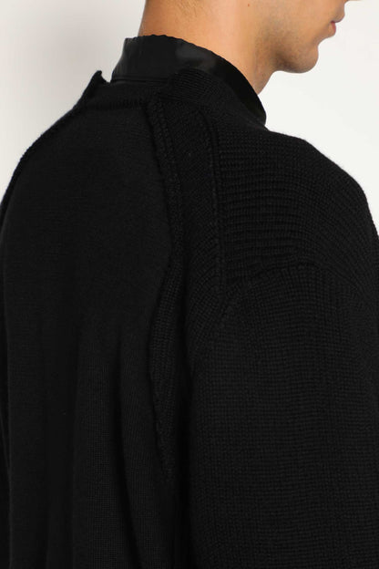 COMME DES GARCONS HOMME PLUS MAN BLACK SWEATSHIRTS