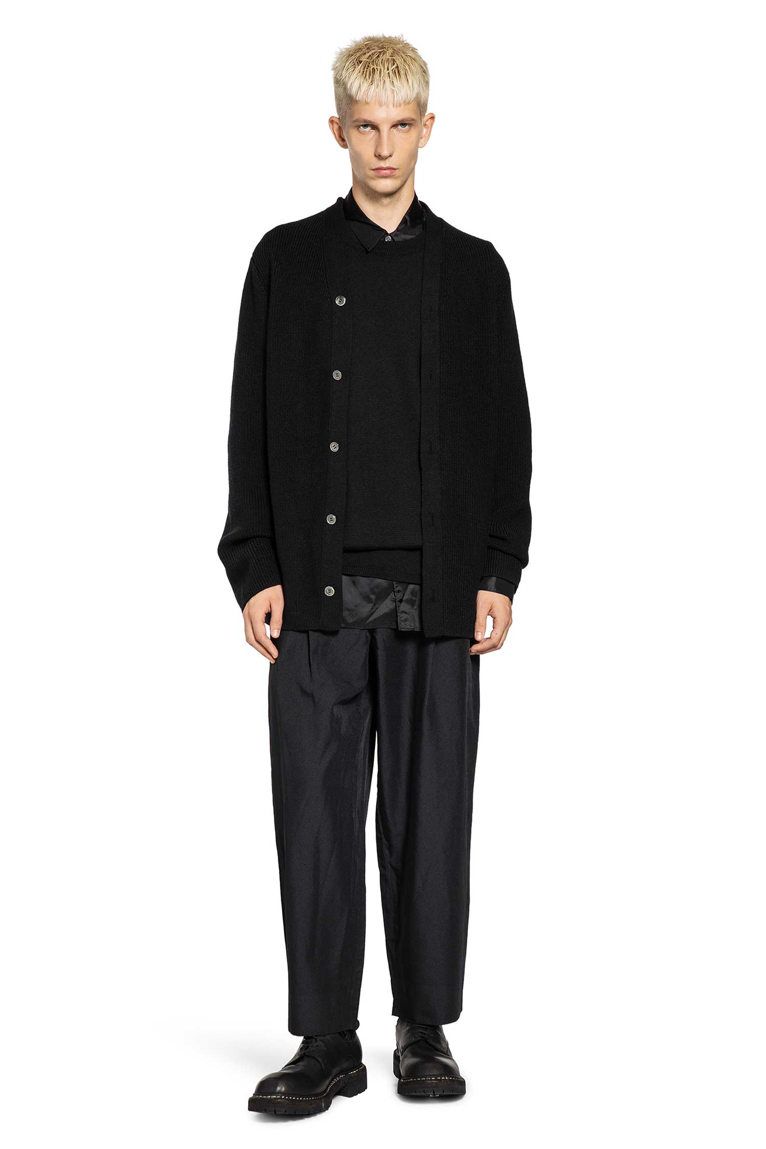 COMME DES GARCONS HOMME PLUS MAN BLACK SWEATSHIRTS