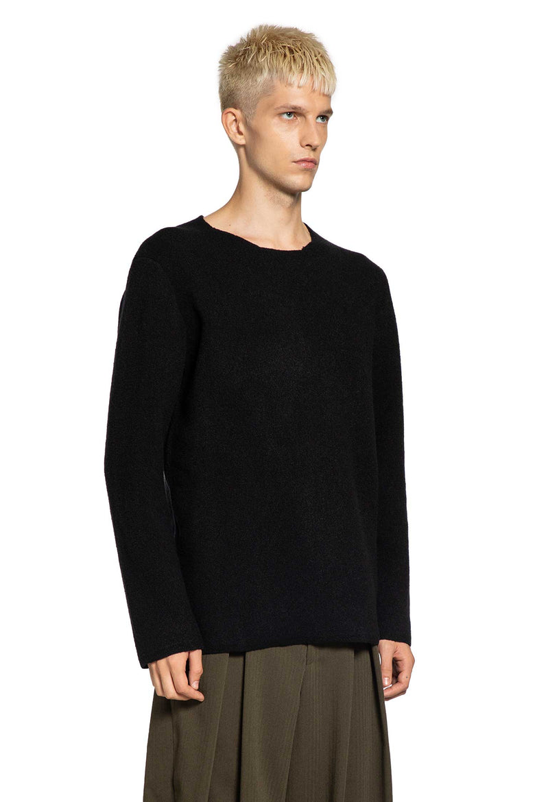 COMME DES GARCONS HOMME PLUS MAN BLACK SWEATSHIRTS