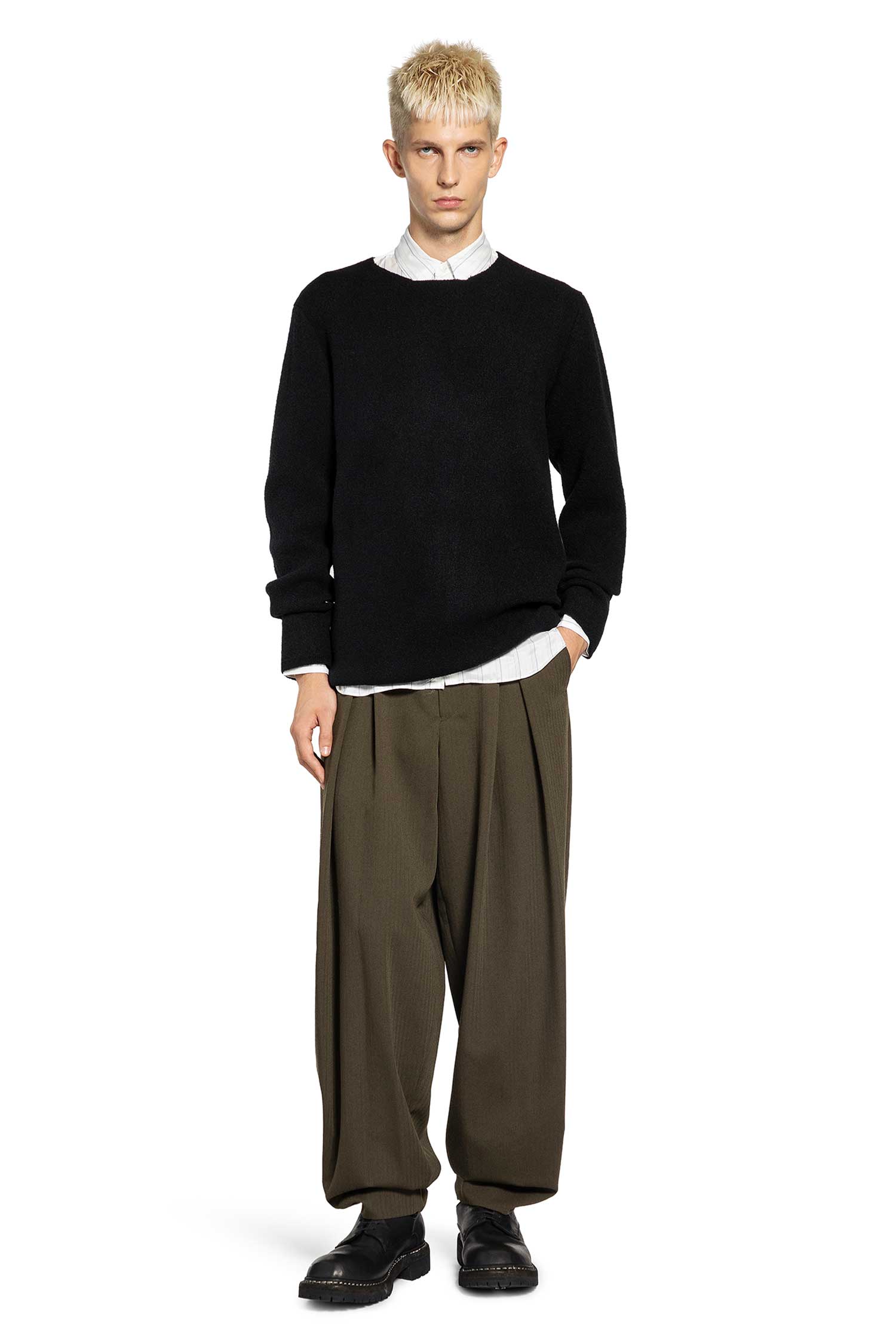 COMME DES GARCONS HOMME PLUS MAN BLACK SWEATSHIRTS
