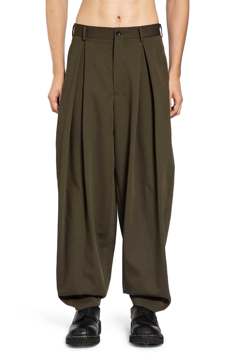 COMME DES GARCONS HOMME PLUS MAN BLACK TROUSERS