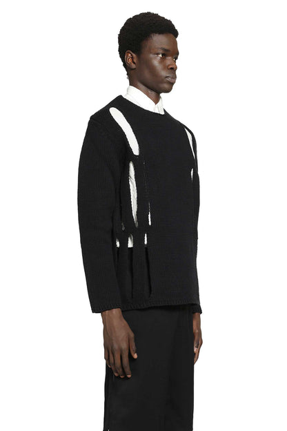 Cut-Out Knitted Sweater