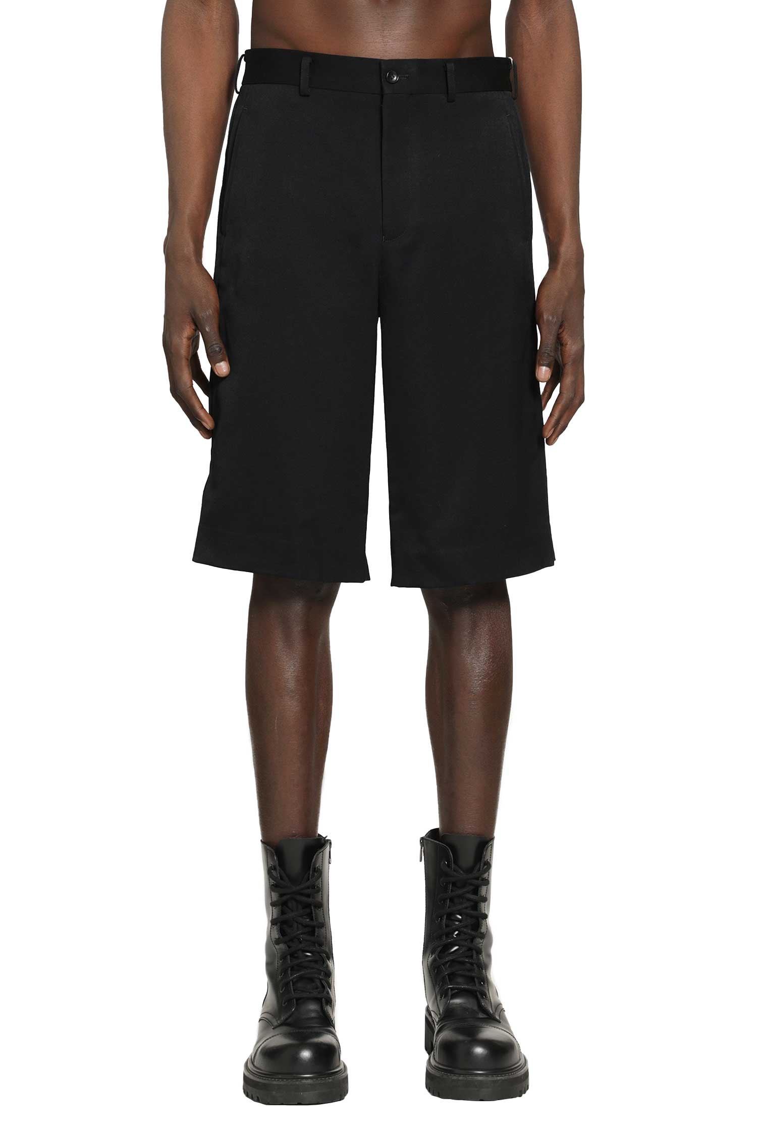 COMME DES GARCONS HOMME PLUS Zip-Detailed Tailored Shorts man