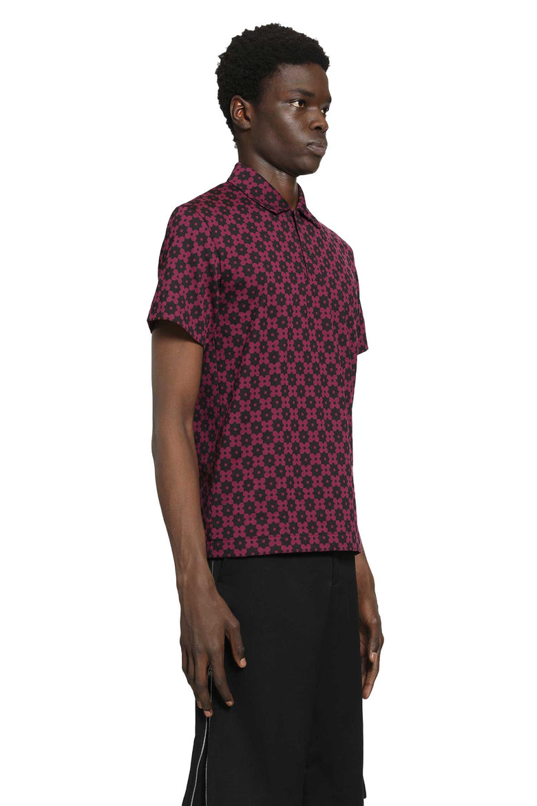 
              COMME DES GARCONS HOMME PLUS Floral Graphic Print Polo Shirt man
            