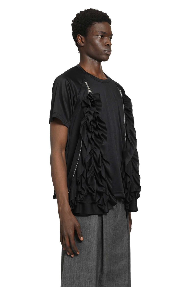 
              COMME DES GARCONS HOMME PLUS Ruffled Poly Jersey T-Shirt man
            