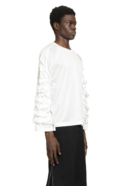 Ruffled Long Sleeve T-Shirt