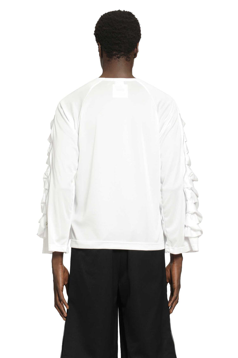 COMME DES GARCONS HOMME PLUS Ruffled Long Sleeve T-Shirt man