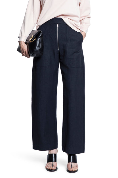 STUDIO NICHOLSON WOMAN BLUE TROUSERS