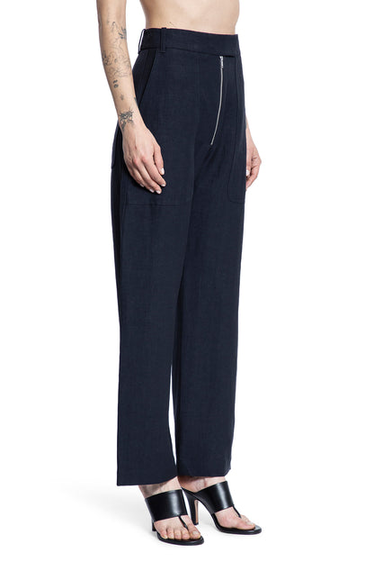 STUDIO NICHOLSON WOMAN BLUE TROUSERS