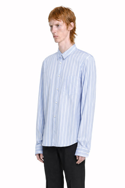 Pinstripe and Lace Shirt