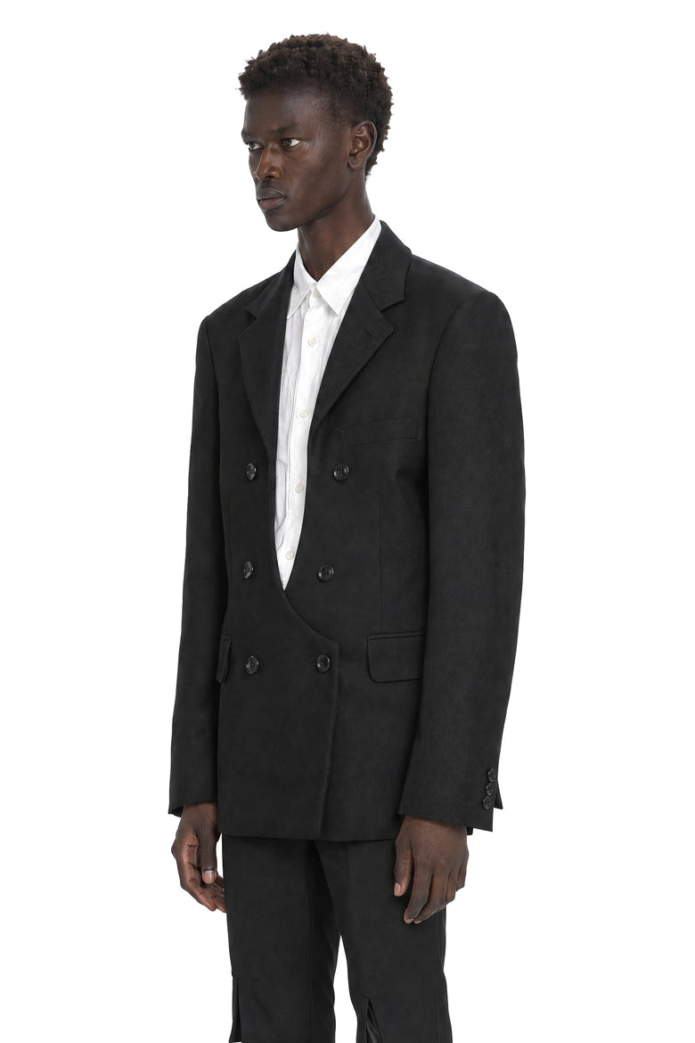 COMME DES GARCONS HOMME PLUS Double-Breasted Wool Blazer man