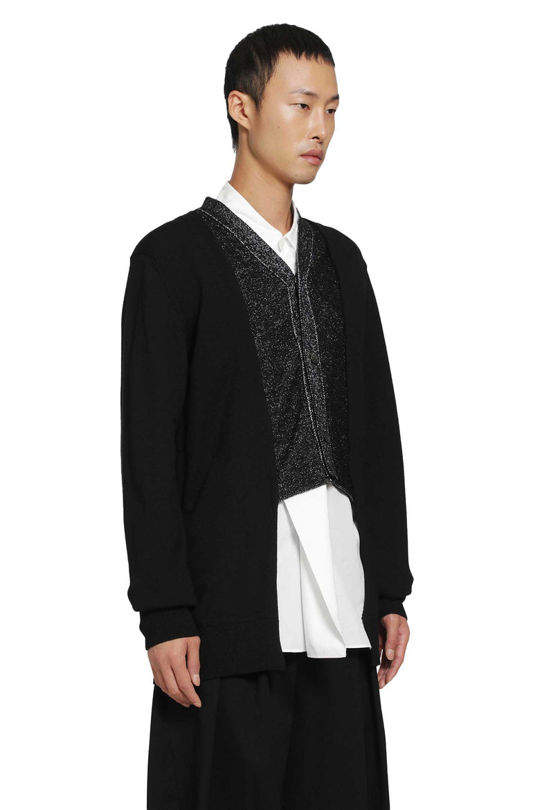 COMME DES GARCONS HOMME PLUS Layered cadigan man