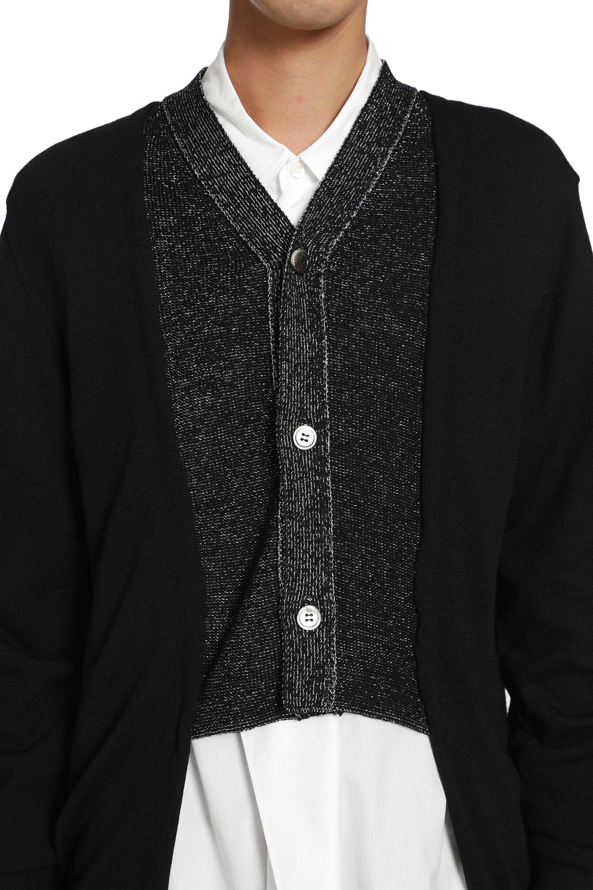 COMME DES GARCONS HOMME PLUS Layered cadigan man