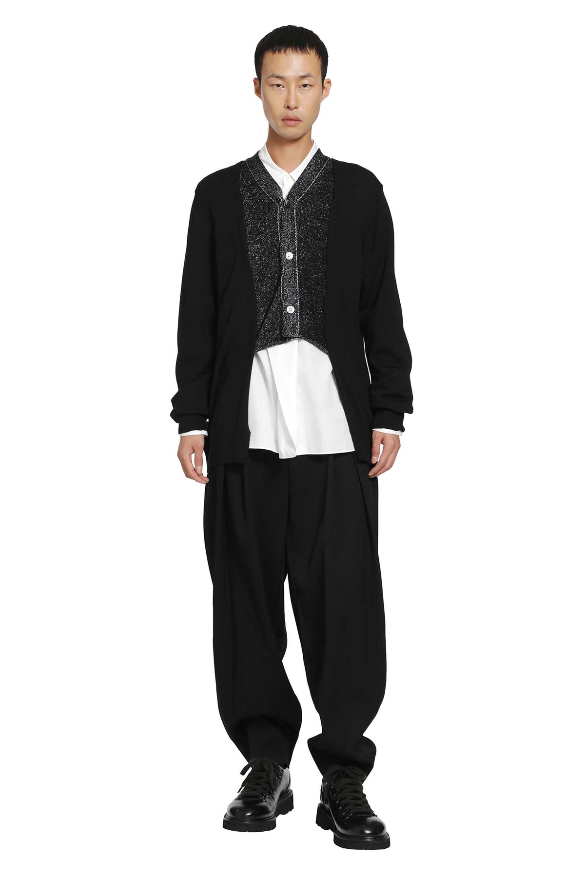 COMME DES GARCONS HOMME PLUS Layered cadigan man