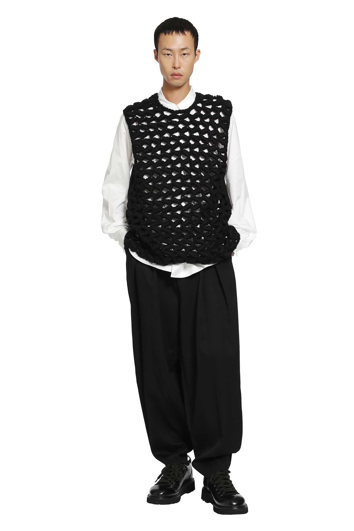 Crochet Knit Vest