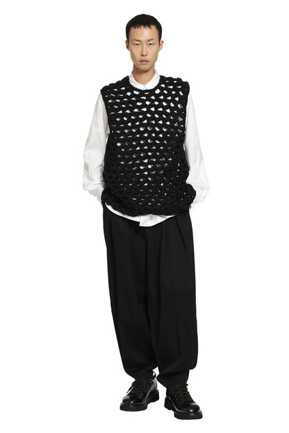 Crochet Knit Vest