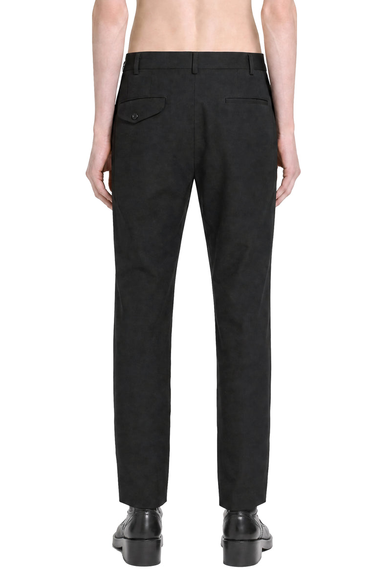 COMME DES GARCONS HOMME PLUS Cut-Out Skinny Wool Trousers man