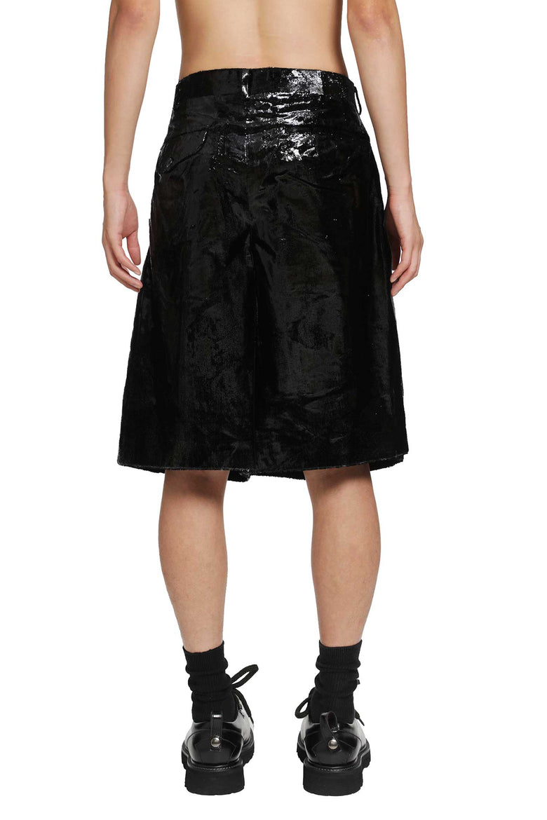 COMME DES GARCONS HOMME PLUS Glossy Canvas Shorts man