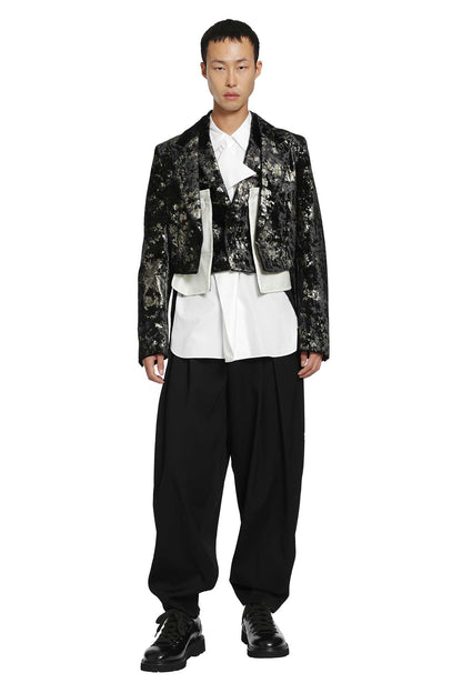 Pleated Wool Pants