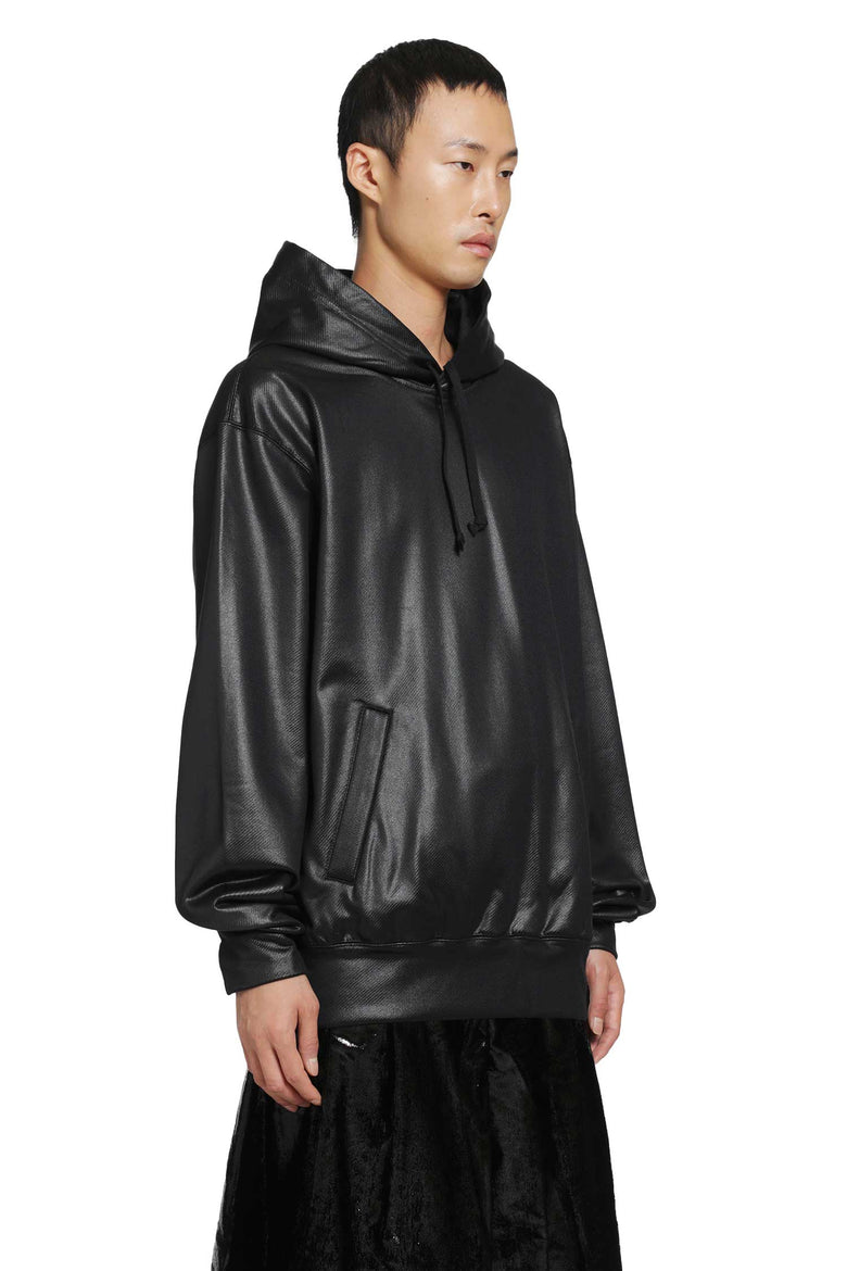 COMME DES GARCONS HOMME PLUS Coated Cotton Hoodie man