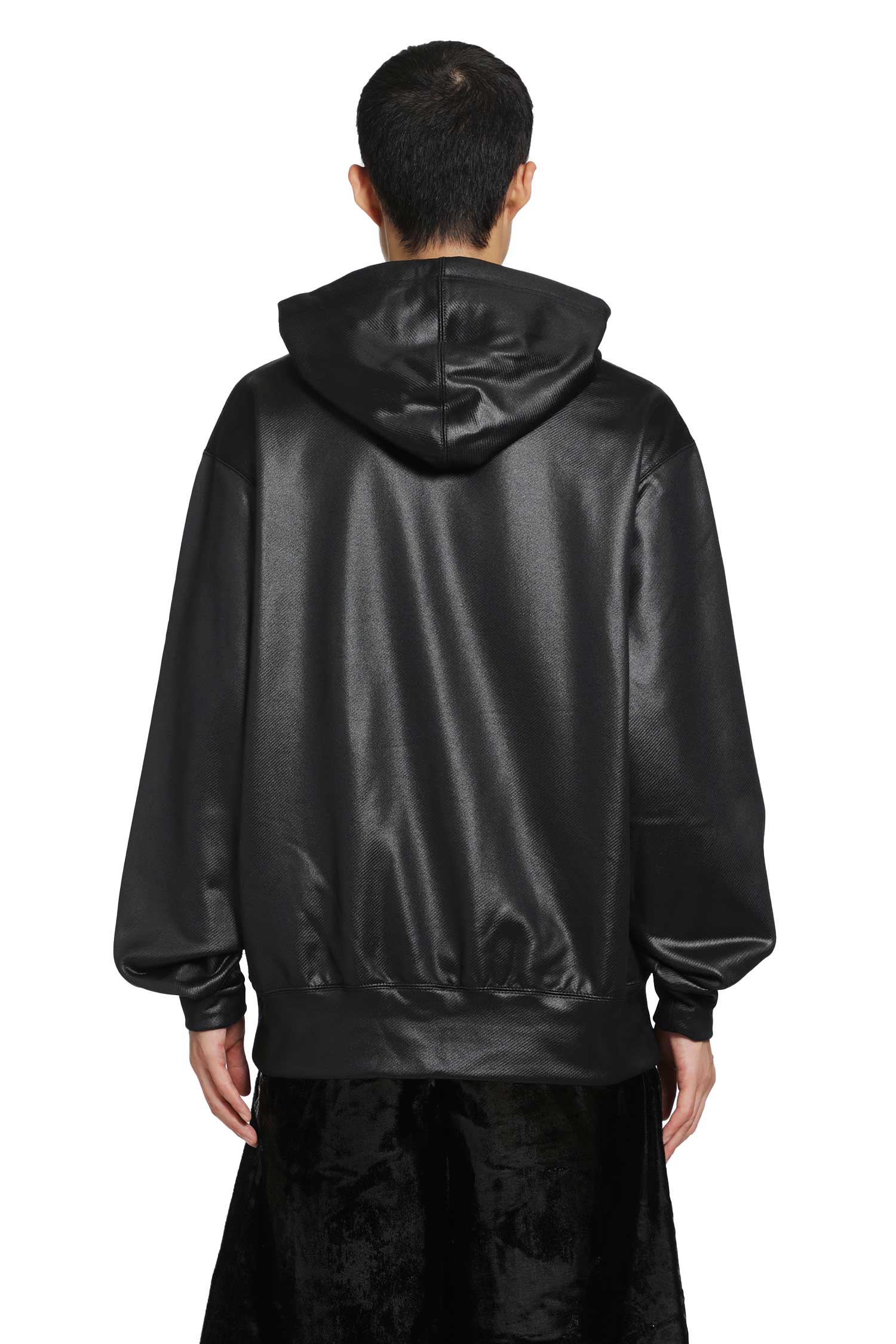 COMME DES GARCONS HOMME PLUS Coated Cotton Hoodie man